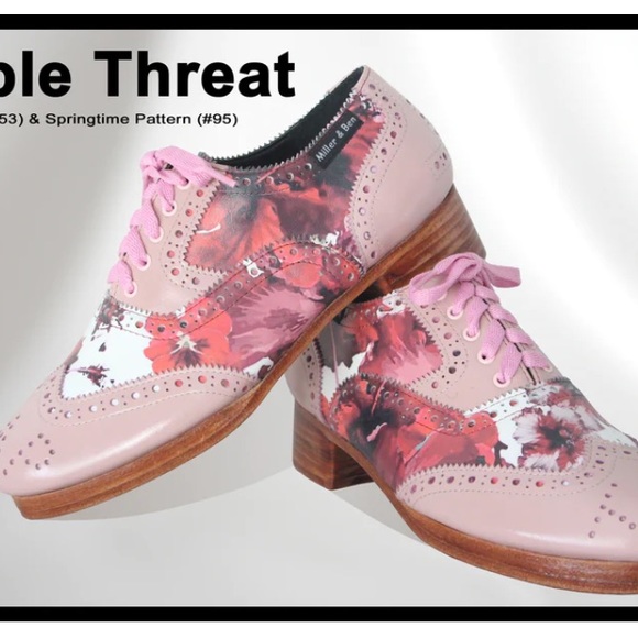 miller and ben Shoes Miller And Ben Triple Threat Tap Shoes Used